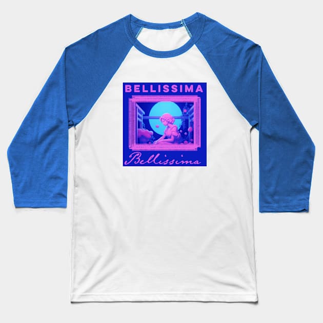 Bellissima Belle Beauty Goddess Baseball T-Shirt by Alaynsia Designs